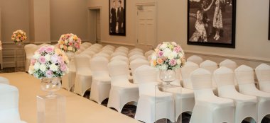 Ceremony Layout At Sopwell House Wedding Venue Hertfordshire Gay Wedding Guide 9 380X174