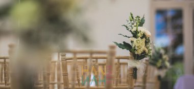 Chair Decor At Scott And Guys Gay Wedding Image Copyright Hannah Hall Photography Via The Gay Wedding Guide 3 5 380X174