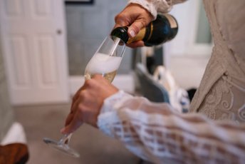 Champagne Glass At Suria And Paige Lesbian Wedding The Grand Brighton Image By In Between Days 1 5 344X230