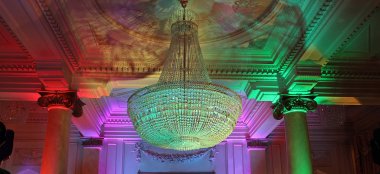 Chandelier Down Hall Country House Hotel Hatfield Heath Gay Wedding Venue Hertfordshire Ceremony 9 380X174