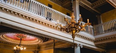 Chandelier At Hampton Court House Country House Wedding Venue Surrey Gay Wedding Gudie 9 380X174