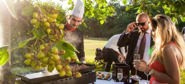 Chateau De La Valouze Summer Dining Gay Destination Wedding South Of France 1 1 380X174