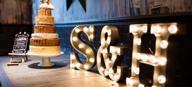 Cheese Wedding Cake Barts Bohemian Wedding Venue Ec1 London Gay Wedding Guide 9 380X174