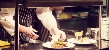 Chefs Preparing Food At Macdonald Hotels Wedding Venue Manchester Gay Wedding Guide 9 380X174