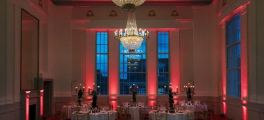 Christmas Table Layout At St Albans Unique Wedding Venue St Albans Museum Gay Wedding Guide 9 380X174