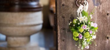 Church Door At Summer Lodge Award Winning Wedding Venue Dorset Gay Wedding Guide 9 380X174