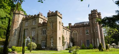 Close Up View Of Drumtochty Castle Wedding Venue Scotland Via The Gay Wedding Guide 9 380X174