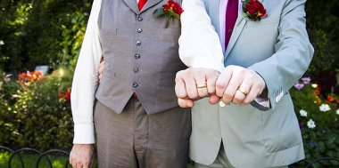 Colin And John Same Sex Wedding Rings St Jamess Park Copyrightjennifer Langridge 1 3 5 380X189