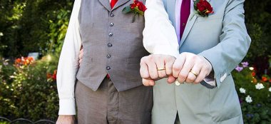 Colin And John Same Sex Wedding Rings St Jamess Park Copyrightjennifer Langridge 6 380X174