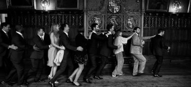 Conga At Powderham Castle Wedding Venue Devon Gay Wedding Guide 9 380X174