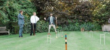 Croquet At Cotswold Wedding Venue Cotswold House Hotel Gloucestershire Gay Wedding Guide 9 380X174