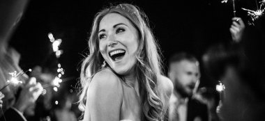 Dancing Bride At Deer Park Romantic Wedding Venue Devon Gay Wedding Guide 9 380X174