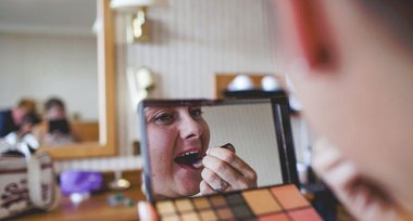 Doing Makeup For Michelle And Rachels Lesbian Wedding Shot By Ragdoll Photography Via The Gay Wedding Guide 3 5 380X204