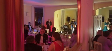 Drawing Room Evening Band At Clissold House Stoke Newington Wedding Venue N16 Via The Gay Wedding Guide 9 380X174