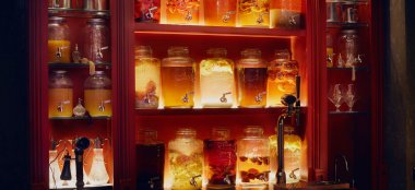 Drinks Dispensers At Sixstorey Bohemian Wedding Venue London Image Copyright Paulbliss Via The Gay Wedding Guide 9 380X174