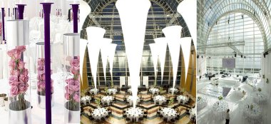 East Wintergarden Canary Wharf Wedding Venue E14 Montage 9 380X174