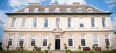 Exterior Of Gay Friendly Leicestershire Wedding Venue Stapleford Park Via The Gay Wedding Guide 9 380X174