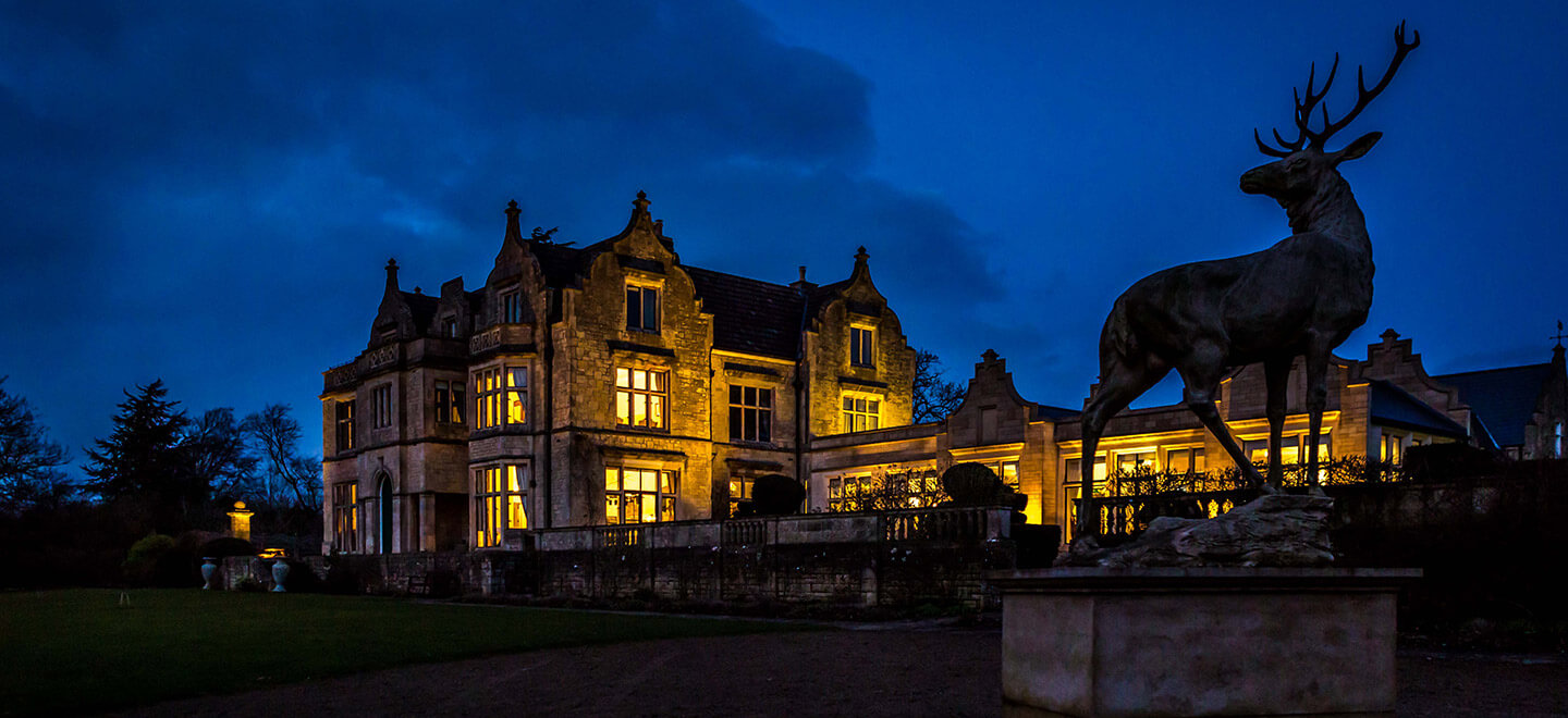External facade Old Dwn Manor country house wedding venue bristol gay wedding guide image by phil webb photography 9