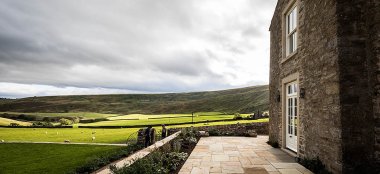 External Landscape View Of Telfit Farm Wedding Venue Yorkshire Gay Wedding Guide 9 380X174