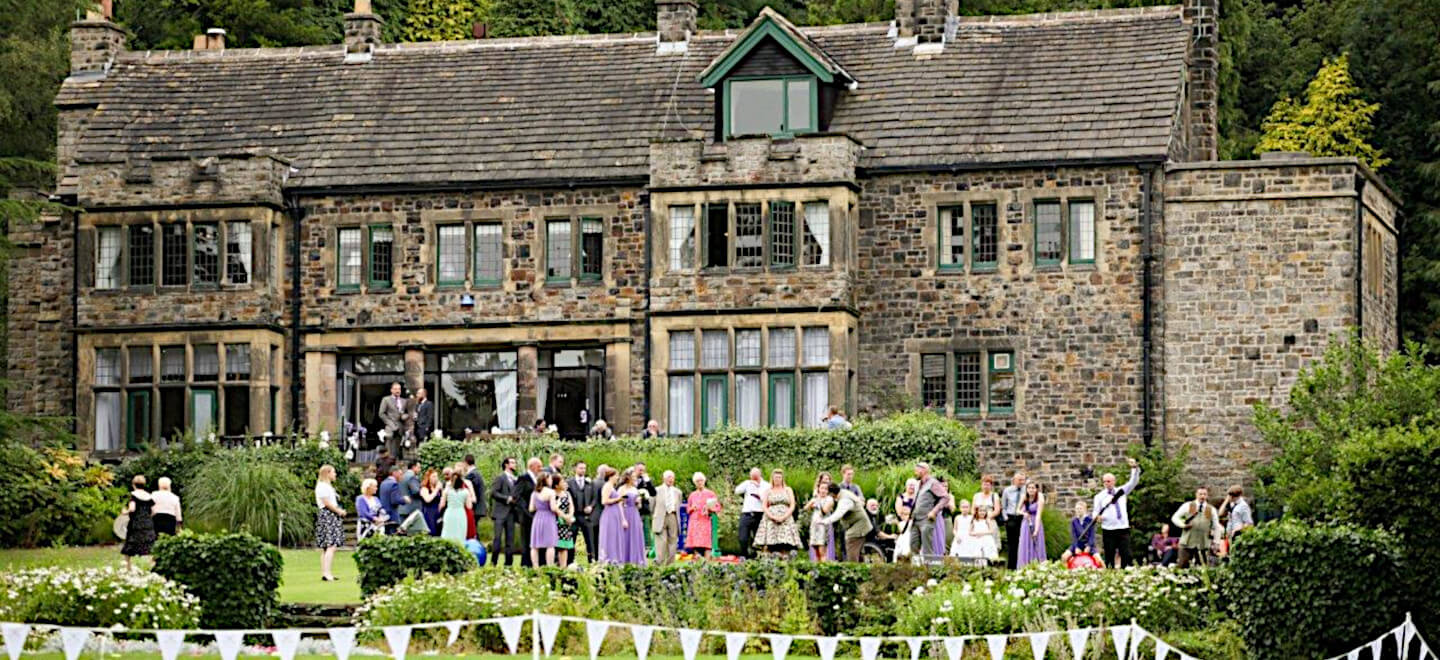 External view of Whirlowbrook Hall Sheffield Country House Wedding Venue Yorkshire Gay Wedding Guide. 9
