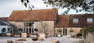 External View Of Wedding Barn Stratton Court Barn Wedding Venue Oxford Gay Wedding Guide 9 380X174