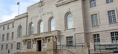 Facade Of Hackney Town Hall Art Deco Wedding Venue London Via Gay Wedding Guide 9 380X174