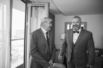 Father Son At Gay Wedding Of Rory And Colin Image By Hoult Photography Via Gay Wedding Guide 1 5 344X230