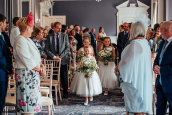 Flowergirls The Aisle At Lee And Simon Gay Wedding At Bombay Sapphire Distillery Gay Wedding Guide Image By This And That Photography 1 5 344X230