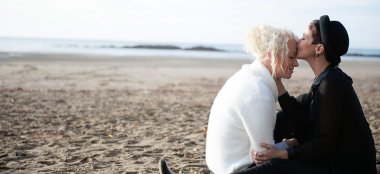 Forehead Kiss Emily And Amy Engagement Photography And Copyright Mrs Jutson Photography Via The Gay Wedding Guide 4 380X174