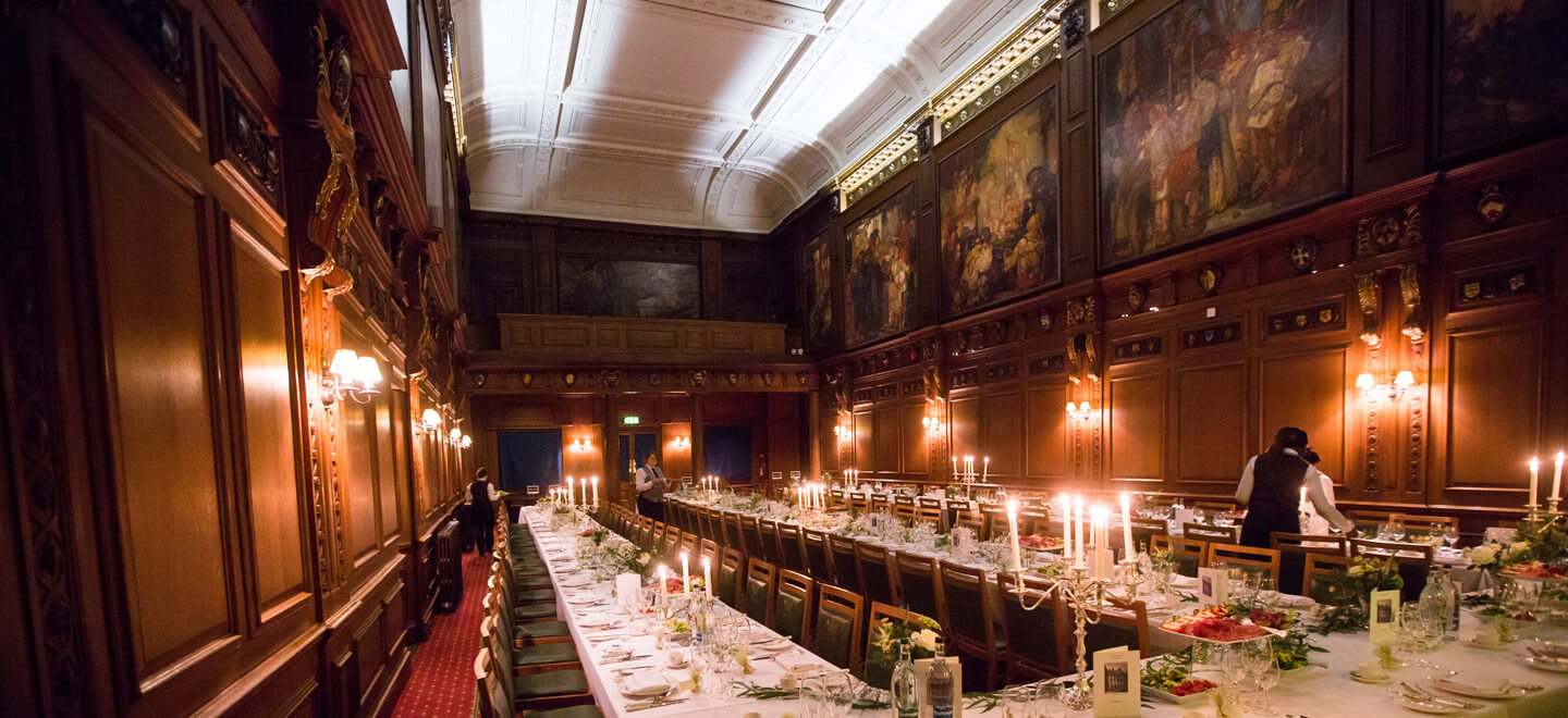 Formal wedding layout at Skinners Hall wedding venue central London gay wedding Guide 1 9
