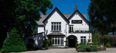 Front Facade Of Llechwen Hall Hotel And Garden A Country House Wedding Venue Glamorgan Gay Wedding Guide 9 380X174