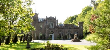 Front View Of Drumtochty Castle Wedding Venue Scotland Via The Gay Wedding Guide 9 380X174