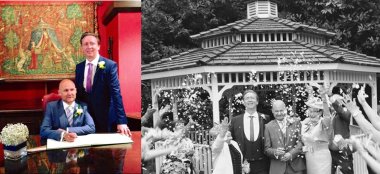 Gay Wedding At Langley Castle Wedding Northumbria Uk Via The Gay Wedding Guide 9 380X174