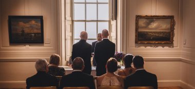Gay Grooms Marry At The National Maritime Museum Unique Wedding Venue Queens House Greenwich Wedding Venue Via The Gay Wedding Guide 9 380X174