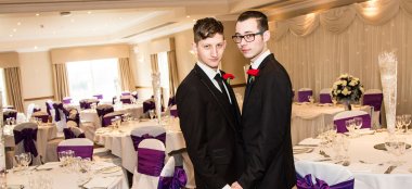 Gay Marriage Wedding Reception At Windmill Village Hotel A Gay Friendly Wedding Hotel Birmingham The Gay Wedding Guide 9 380X174