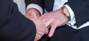 Glen Jasons Hands Close Up At Their Gay Wedding Photographer This World Wedding Photography Via Gay Wedding Guide 6 380X174