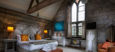 Gothic Room At Brinsop Court Wedding Venue Hereford Gay Wedding Guide 9 380X174