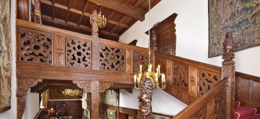 Grand Staircase At North Mymms Park Wedding Venue Hertfordshire Gay Wedding Guide 9 380X174