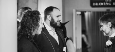 Groom Waiting At Wedding Ceremony Bournemouth Hotel Miramar Gay Wedding Venue Guide 9 380X174