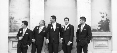 Groomsparty Wedding Copyright Hazel Buckley Photography Gay Wedding Photographer 6 380X174