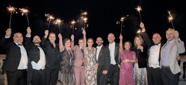 Guest Hold Sparklers At Glen Jason Gay Wedding Photographer This World Wedding Photography Via Gay Wedding Guide 6 380X174