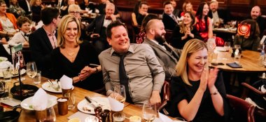 Guests Speeches At Hawksmoor Wedding Venue London Gay Wedding Guide Image Kristian Leven Photography 9 380X174