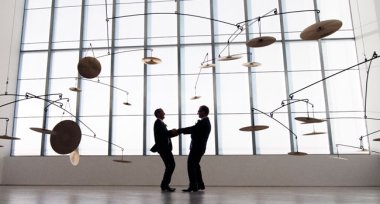 Guy And Andrew Dance Inside The Turner Contemporary At Their Same Sex Wedding Reception In Margate Photo By Webb Weddings 3 5 380X204