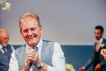 Happy Relative At Lee And Simon Gay Wedding At Bombay Sapphire Distillery Gay Wedding Guide Image By This And That Photography 1 5 344X230