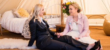 Hemmingway Tailors Gender Neutral Wedding Wear Suits For Brides Inside Teepee Via Gay Wedding Guide 6 380X174