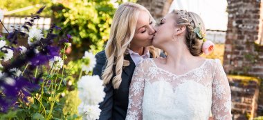 Hemmingway Tailors Tomboy Wedding Attire Gender Neutral Wedding Wear Suits For Brides Via Gay Wedding Guide 6 380X174