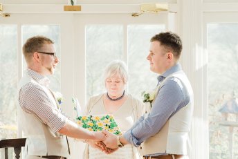 Holding Hands At Danny And Andy Real Gay Wedding Image Copyright Dk Ashton Photography Via Gay Wedding Guide 2 5 344X230