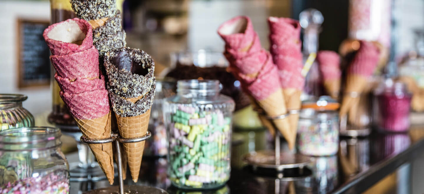 Ice cream at Heddon Street Kitchen Gordon Ramsay Wedding gay wedding guide 9