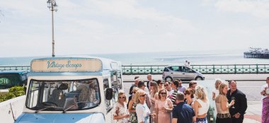 Icecream Van At Drakes Brighton Boutique Hotel And Wedding Venue In Brighton Via Gay Wedding Guide 2 9 380X174