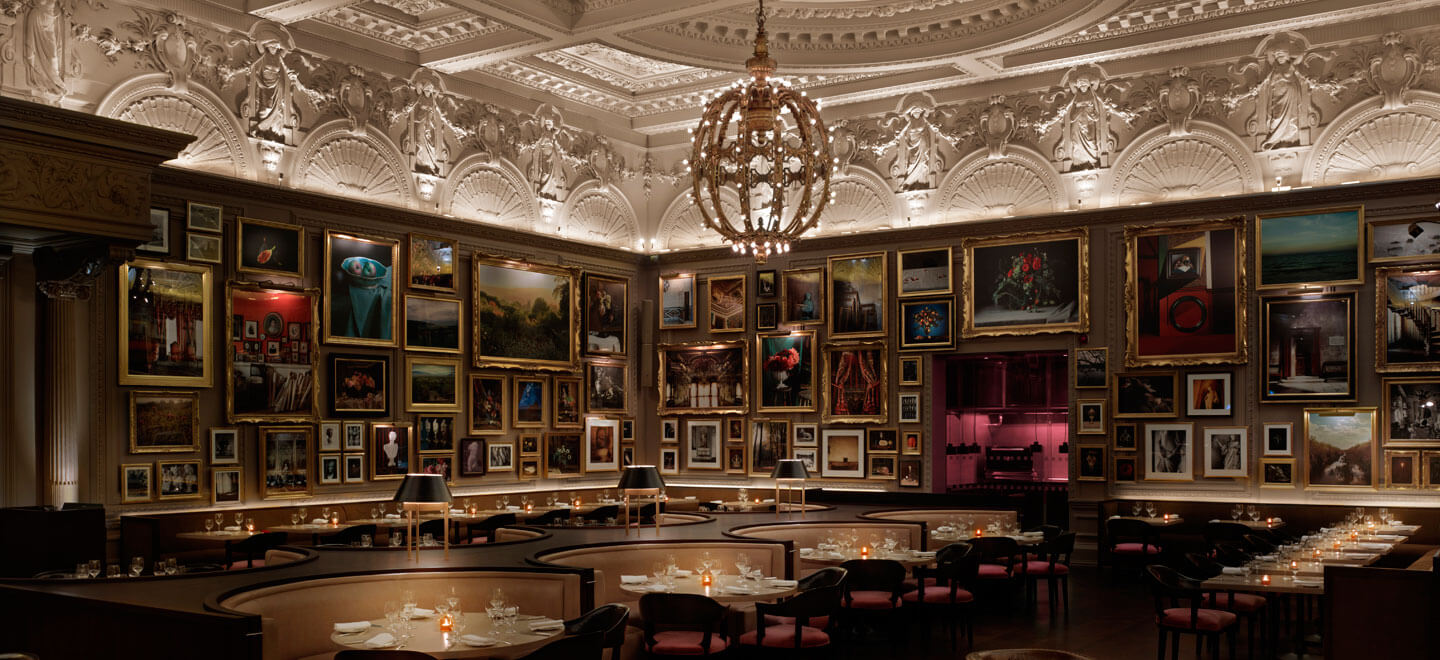 Inside the Berners Tavern at The London EDITION hotel soho wedding venue gay wedding guide 9